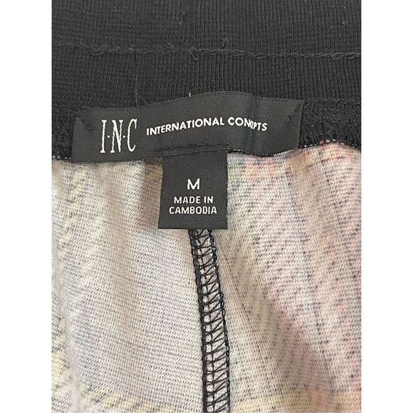 International Concepts INC plaid pants drawstring zipper bottoms medium - Picture 7 of 7